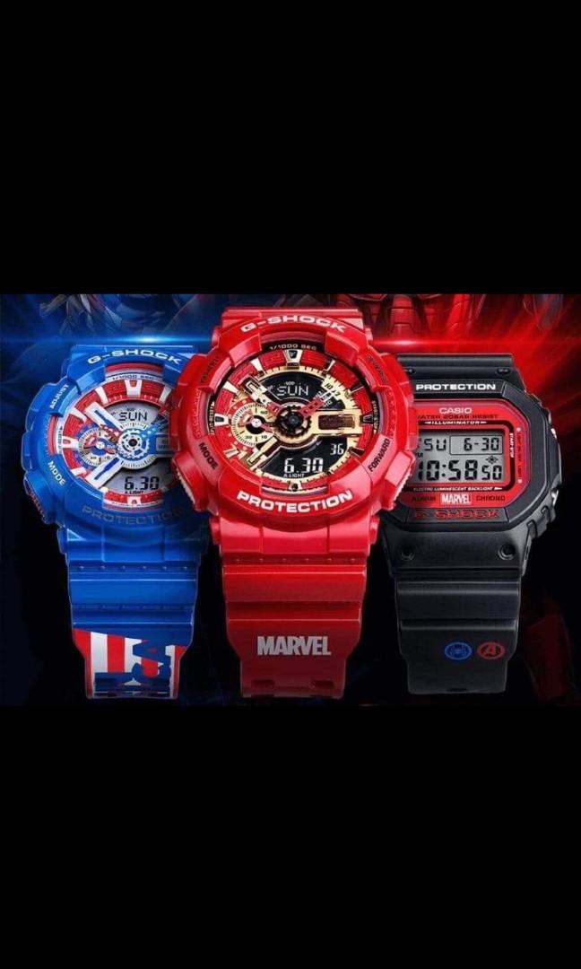 THE Most exciting one G Shock X Marvel Avengers Grab it while