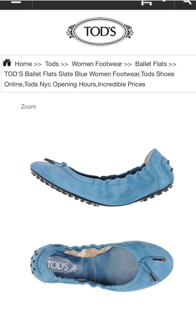 slate blue flats