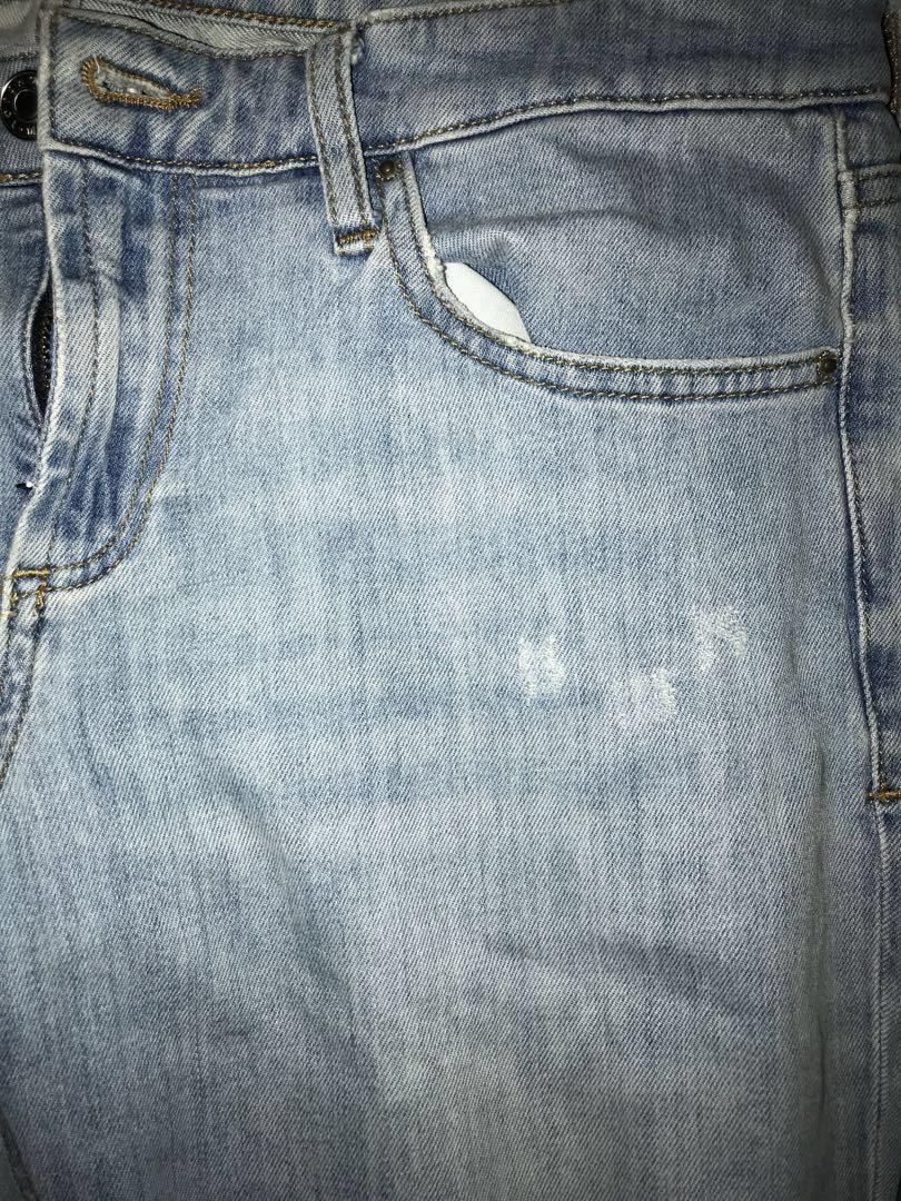 TOPSHOP JEANS BAXTER W28 L28, Fesyen Wanita, Pakaian Wanita