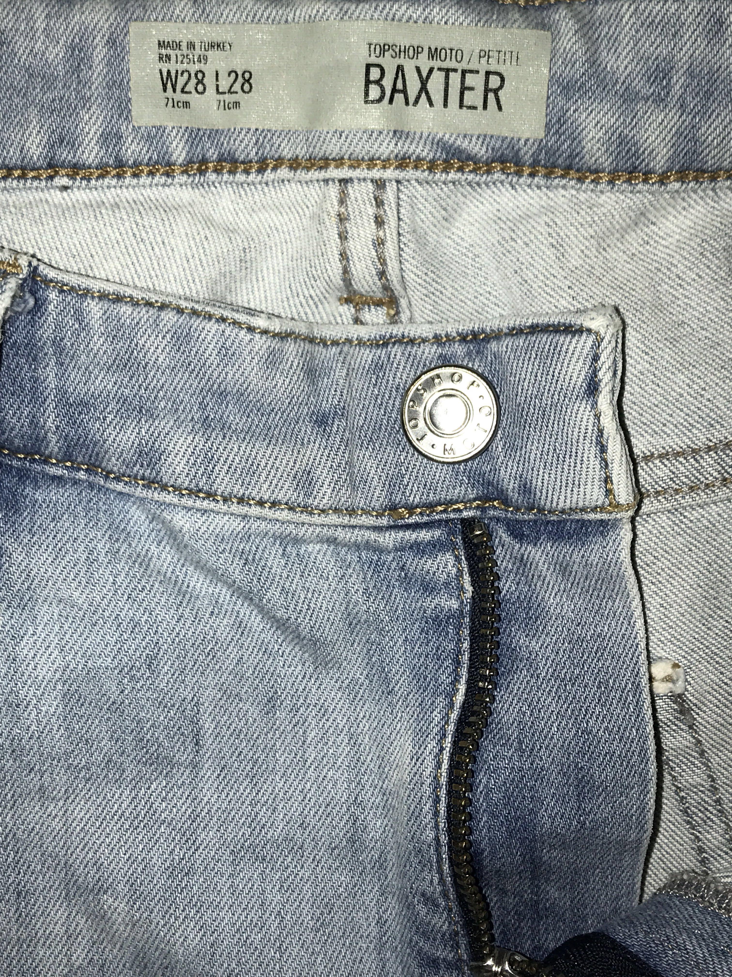 Baxter Jeans Topshop Sale Jeans TOPSHOP JEANS BAXTER W28 L28