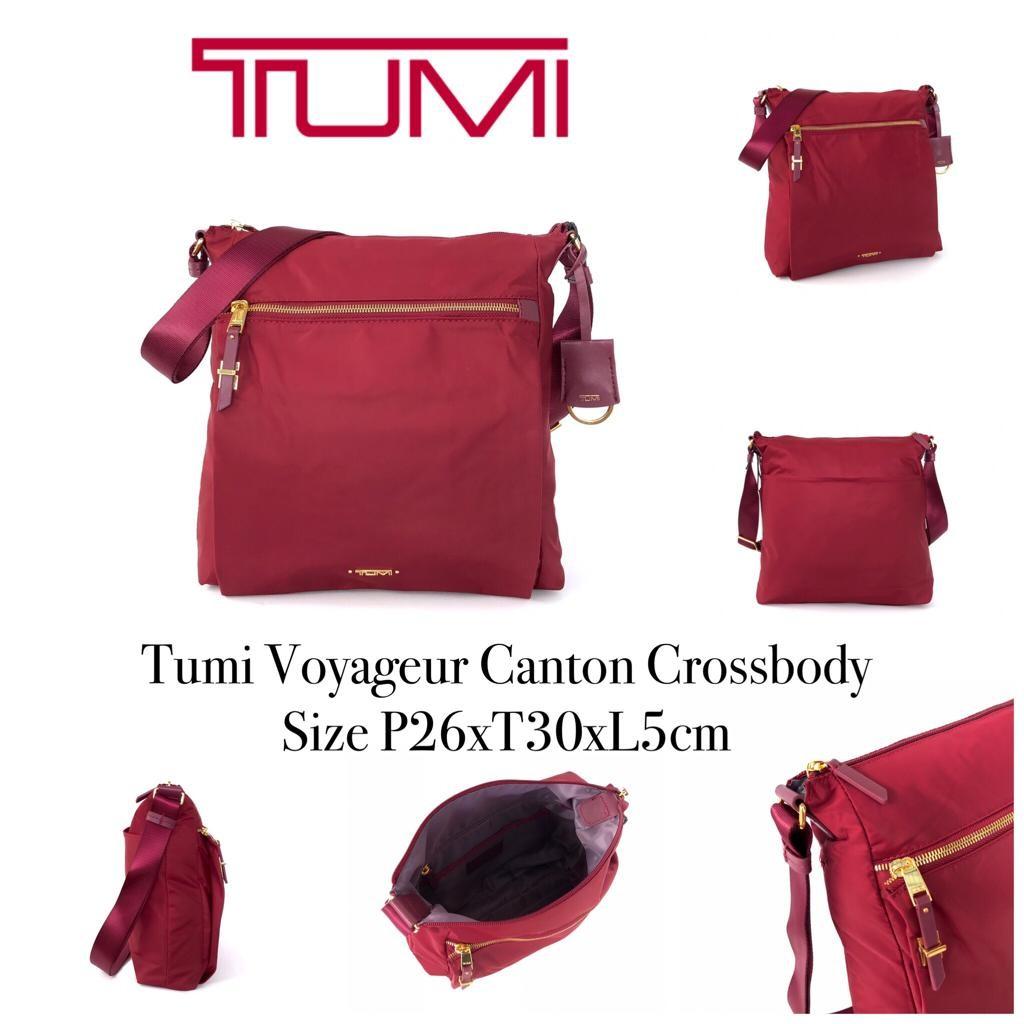 Tumi Voyageur Canton Crossbody, Fesyen Wanita, Tas & Dompet di Carousell