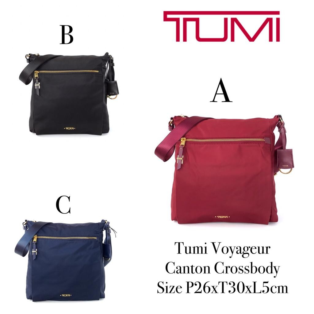 Tumi Voyageur Canton Crossbody, Fesyen Wanita, Tas & Dompet di Carousell