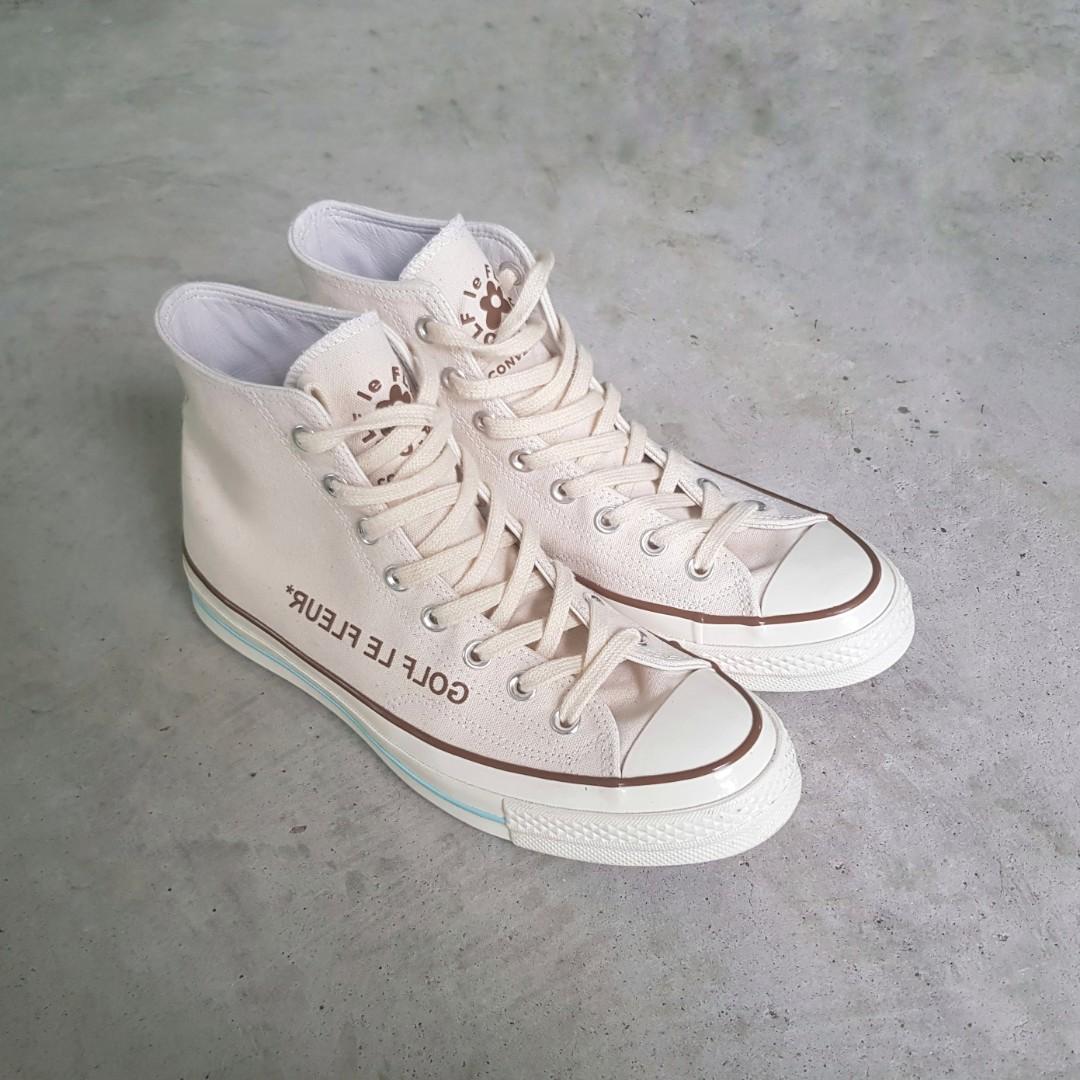 US 8 GOLF LE FLEUR X CONVERSE CHUCK 70 S HI Men s Fashion Footwear Sneakers on Carousell