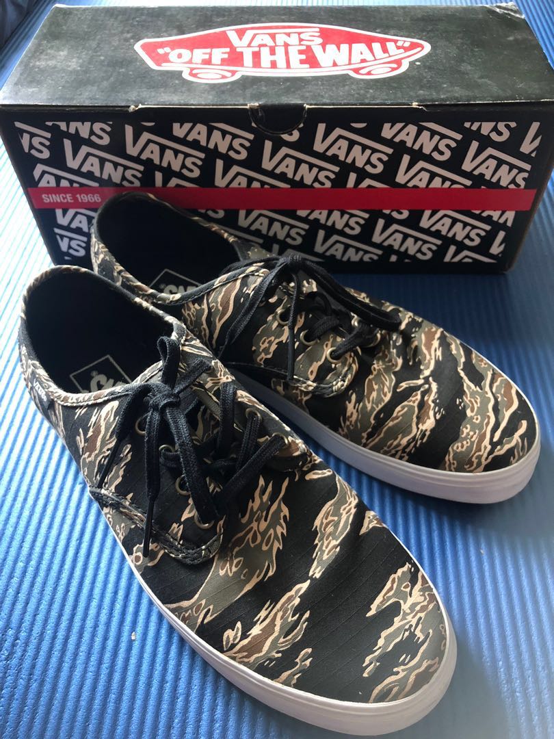 vans tiger camo