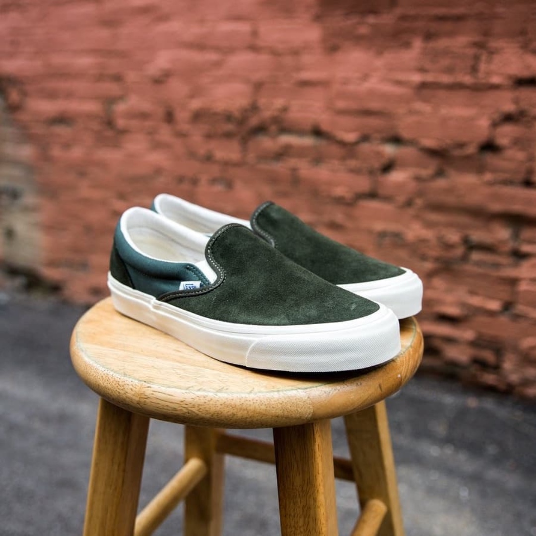 Vans Slip On Vault OG Forest Night Forest Green