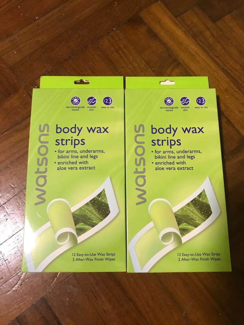 Watsons Body Wax Strips 12+2s, Health & Beauty, Bath & Body on Carousell