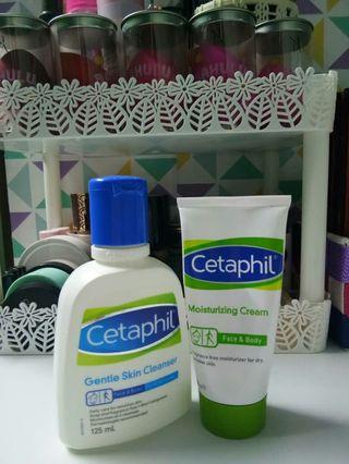 Cetaphil gentle cleanser & moisturizer
