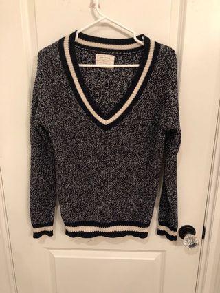Italian Knit Varsity Sweater