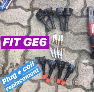 Fit Ge6 plug + coil replacement