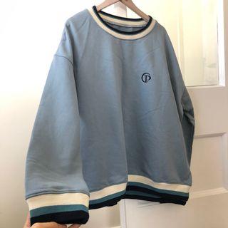 P blue jumper