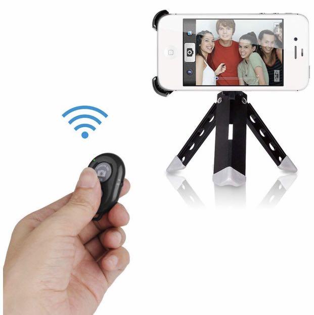 迷你藍牙無線快門搖控制 手機相機拍照拍攝 Bluetooth Wireless Remote Control Camera Shutter
