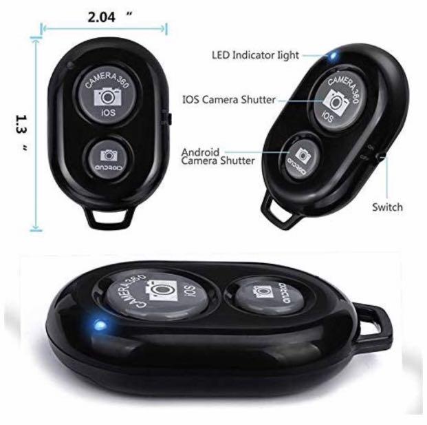 迷你藍牙無線快門搖控制 手機相機拍照拍攝 Bluetooth Wireless Remote Control Camera Shutter