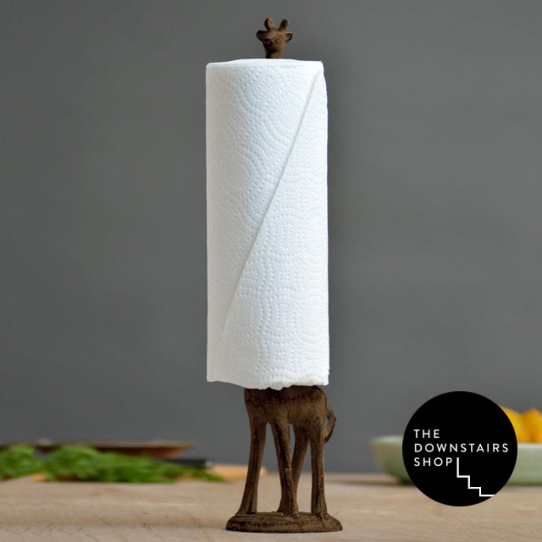 Instock Cast Iron Giraffe Paper X Toilet Roll Holder Furniture Home Decor Others On Carousell Height 14cm width 4cm depth 13cm. instock cast iron giraffe paper x toilet roll holder