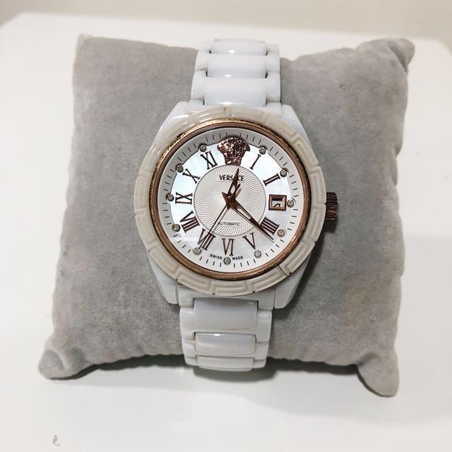 Versace White Ceramic unisex watch