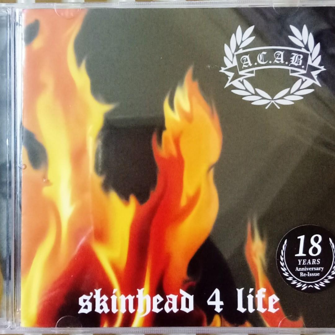 Acab A C A B Skinhead 4 Life Reissue Cd Music Media Cd S Dvd S Other Media On Carousell