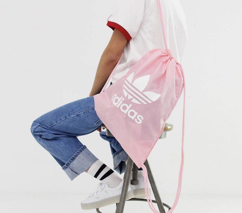 Adidas Originals trefoil gym sack Women s Fashion Bags Wallets