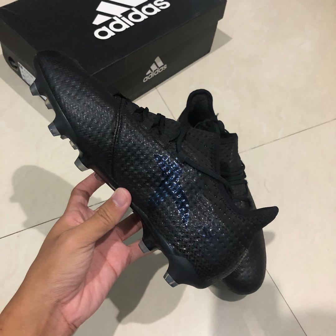 Adidas X17.2 FG Blackout UK7 Men s Fashion Activewear on Carousell