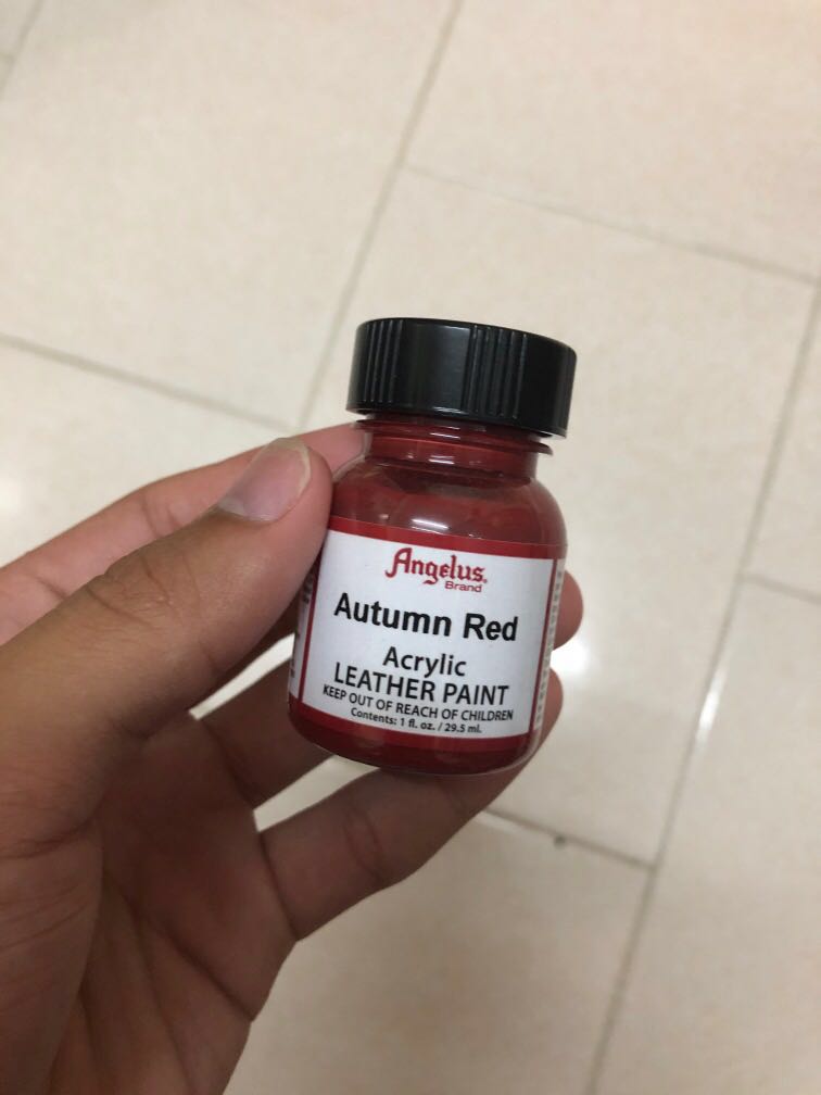 Angelus Acrylic Leather Paint Autumn Red Hobbies Toys