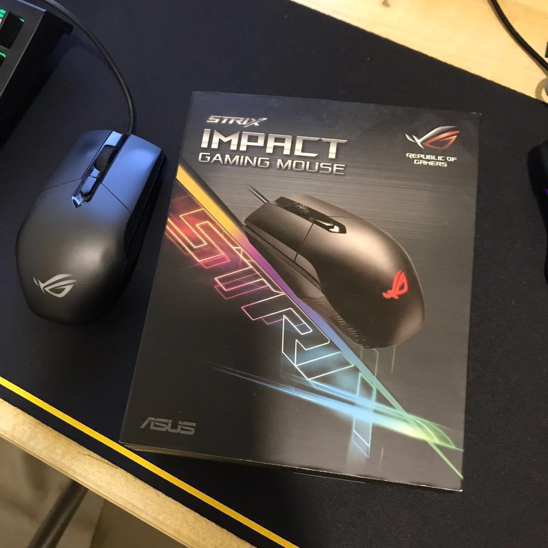 Asus strix impact gaming mouse, Computers & Tech, Parts & Accessories ...