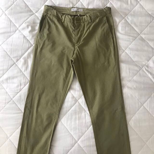 Authentic BEN SHERMAN Olive Green Pants, Men's Fashion, Bottoms, Chinos ...