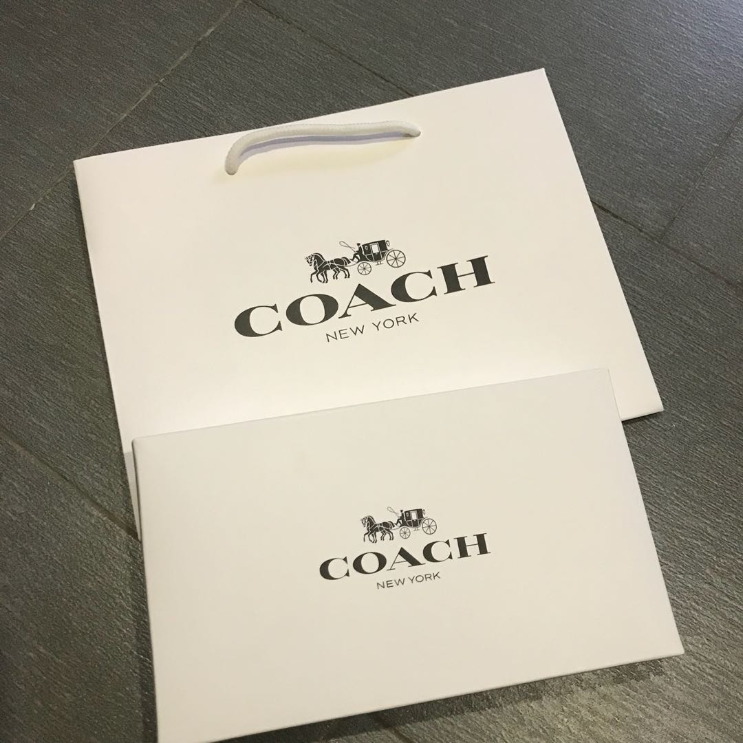 coach paper bag