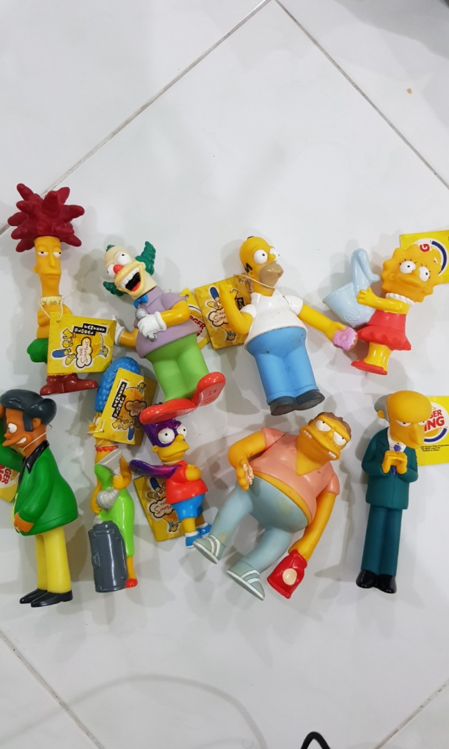Bart simpson sales burger king toy