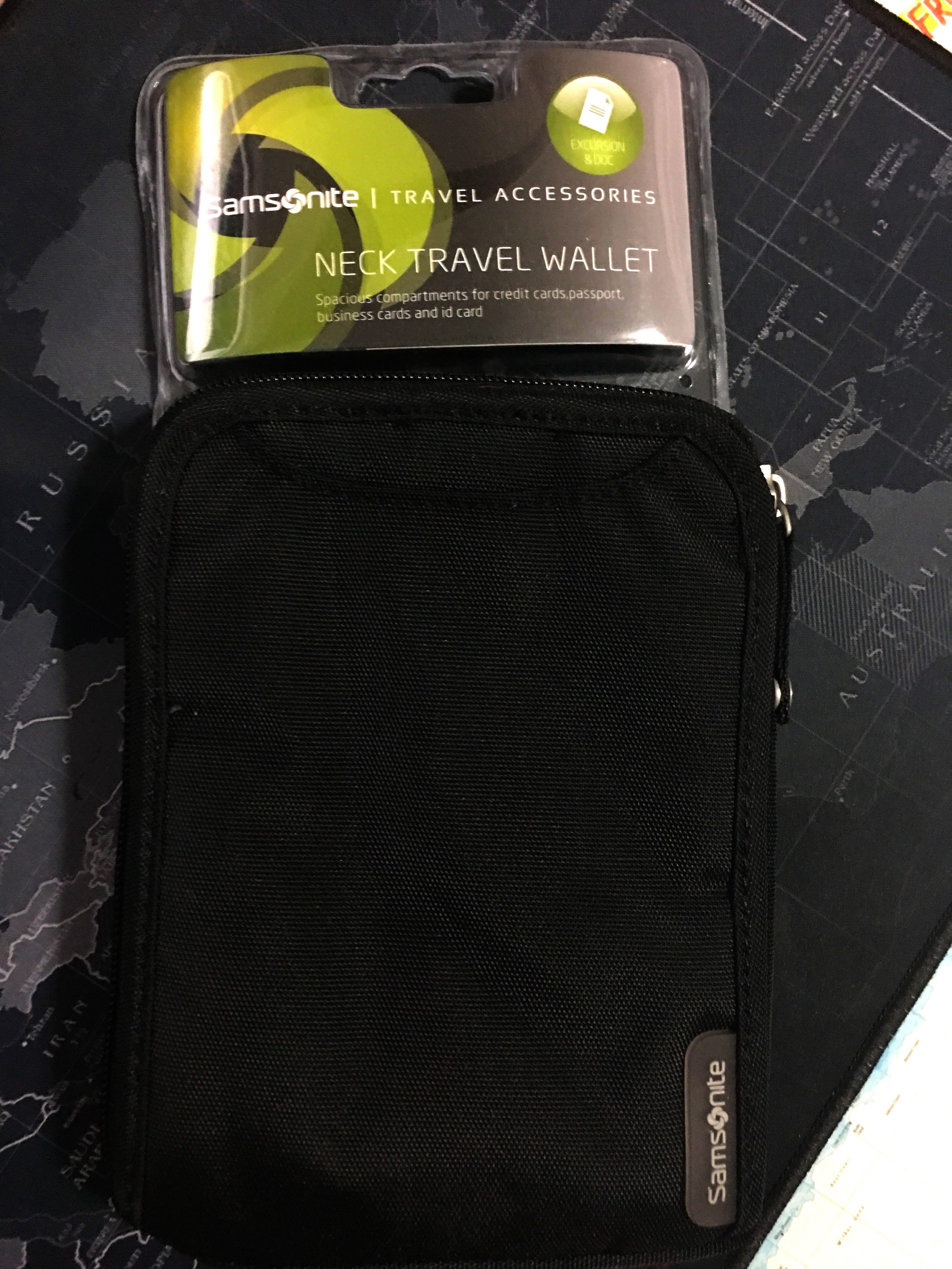 BNIB Samsonite Neck Travel Wallet, Hobbies & Toys, Travel, Travel
