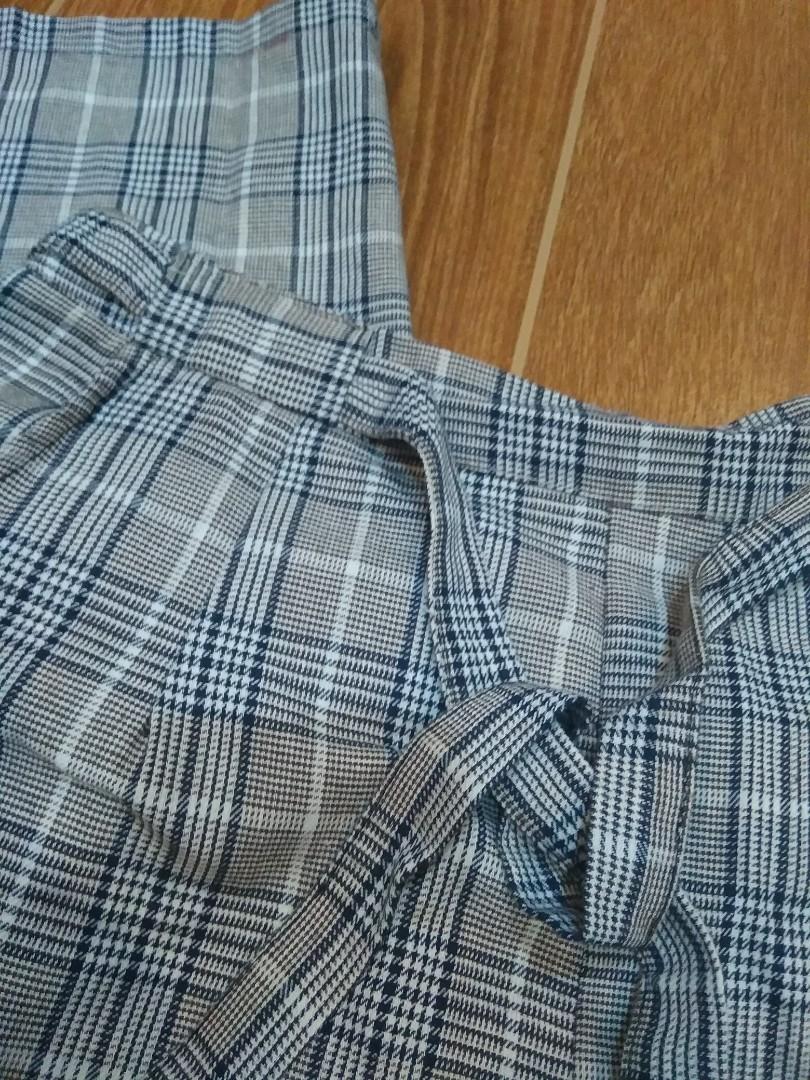 plaid square pants
