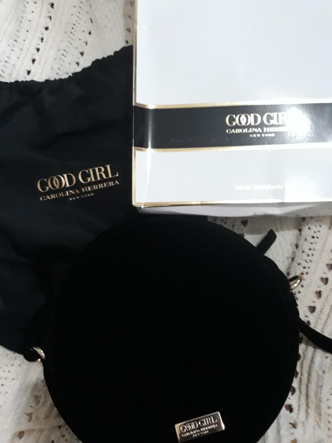 Carolina herrera good girl velvet bag sales