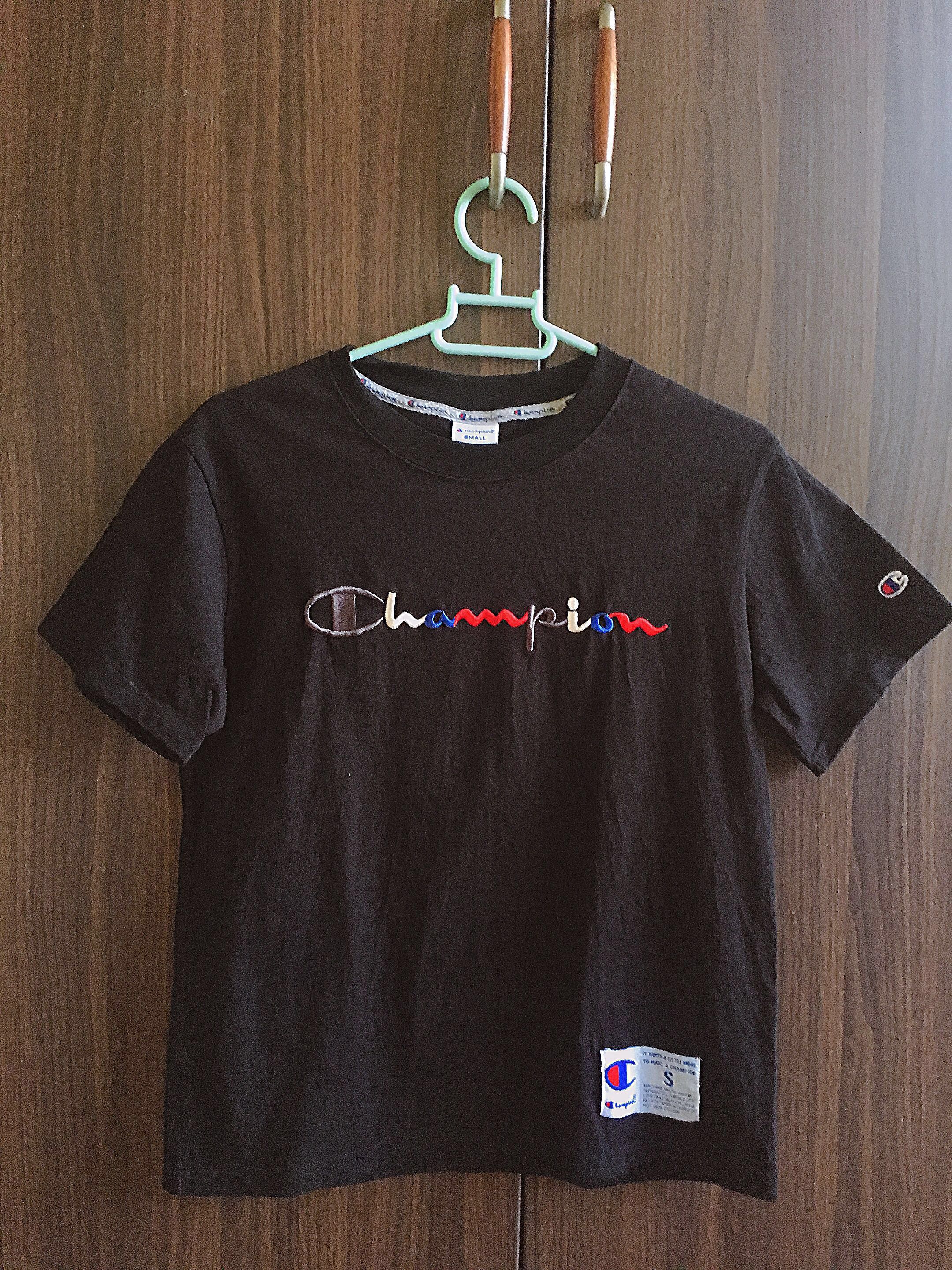 Black Embroidered Multicolor Tee 