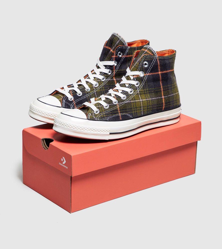 converse chuck 70 plaid high top sneaker