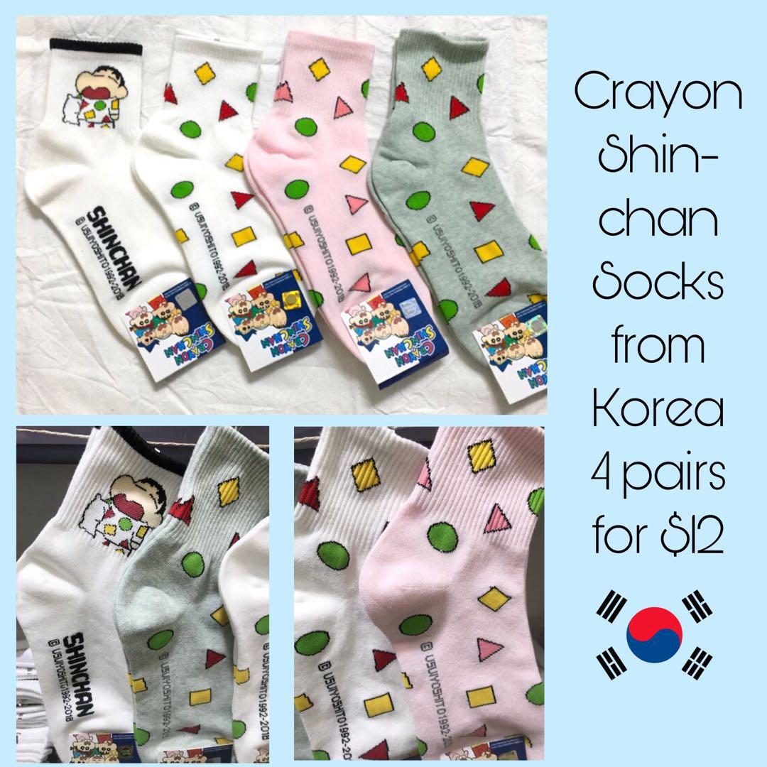 Socks 4pairs Girls Womens Fashion Casual Crew Socks Luxury Cotton