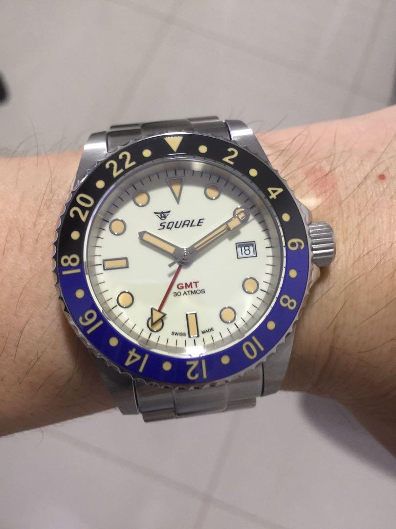 Dated 9 3 19. Squale 30 Atmos Maio GMT Automatic Watch