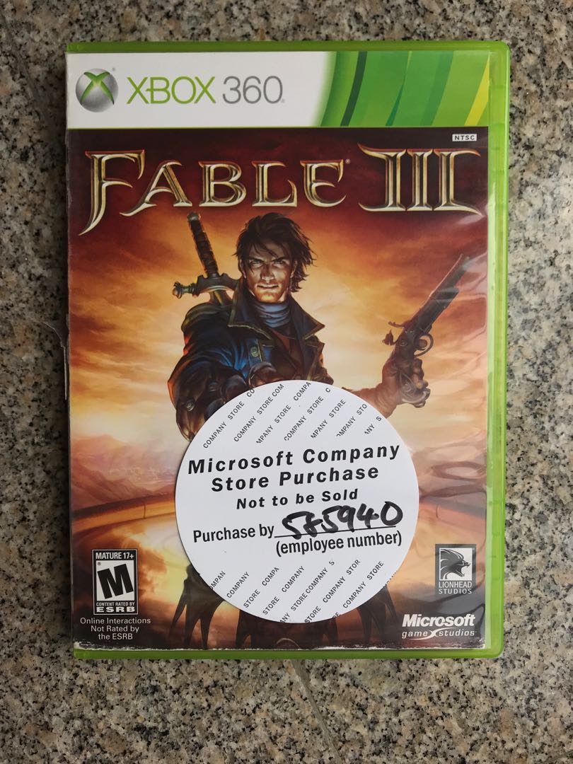 Fable 3 Xbox 360 Game Video Gaming Video Games Xbox on Carousell