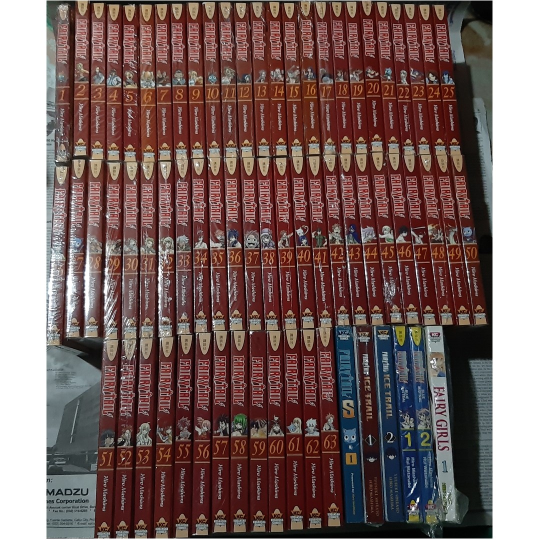 Fairy Tail Manga 1 63 Complete Fairy Girls Ice Trail Fairy Tail