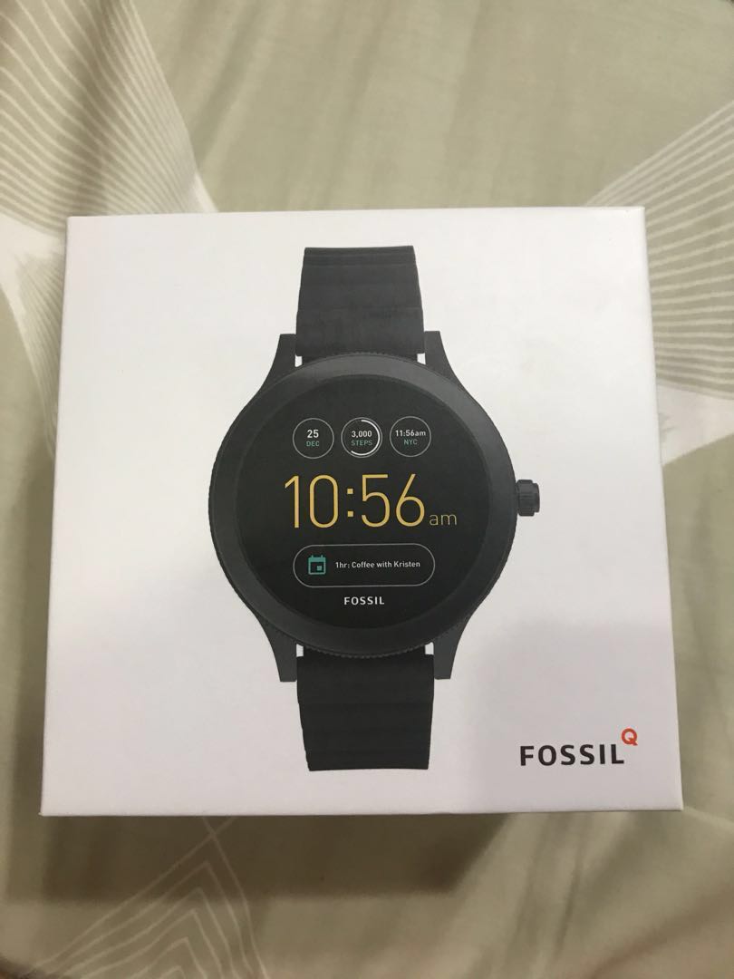 Fossil Gen 3 Q Venture Black Silicone Smartwatch Sports
