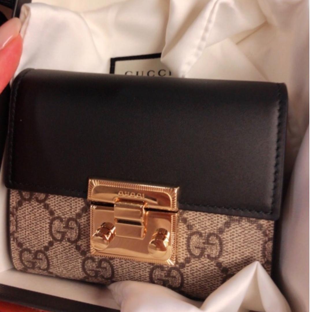 gucci padlock wallet