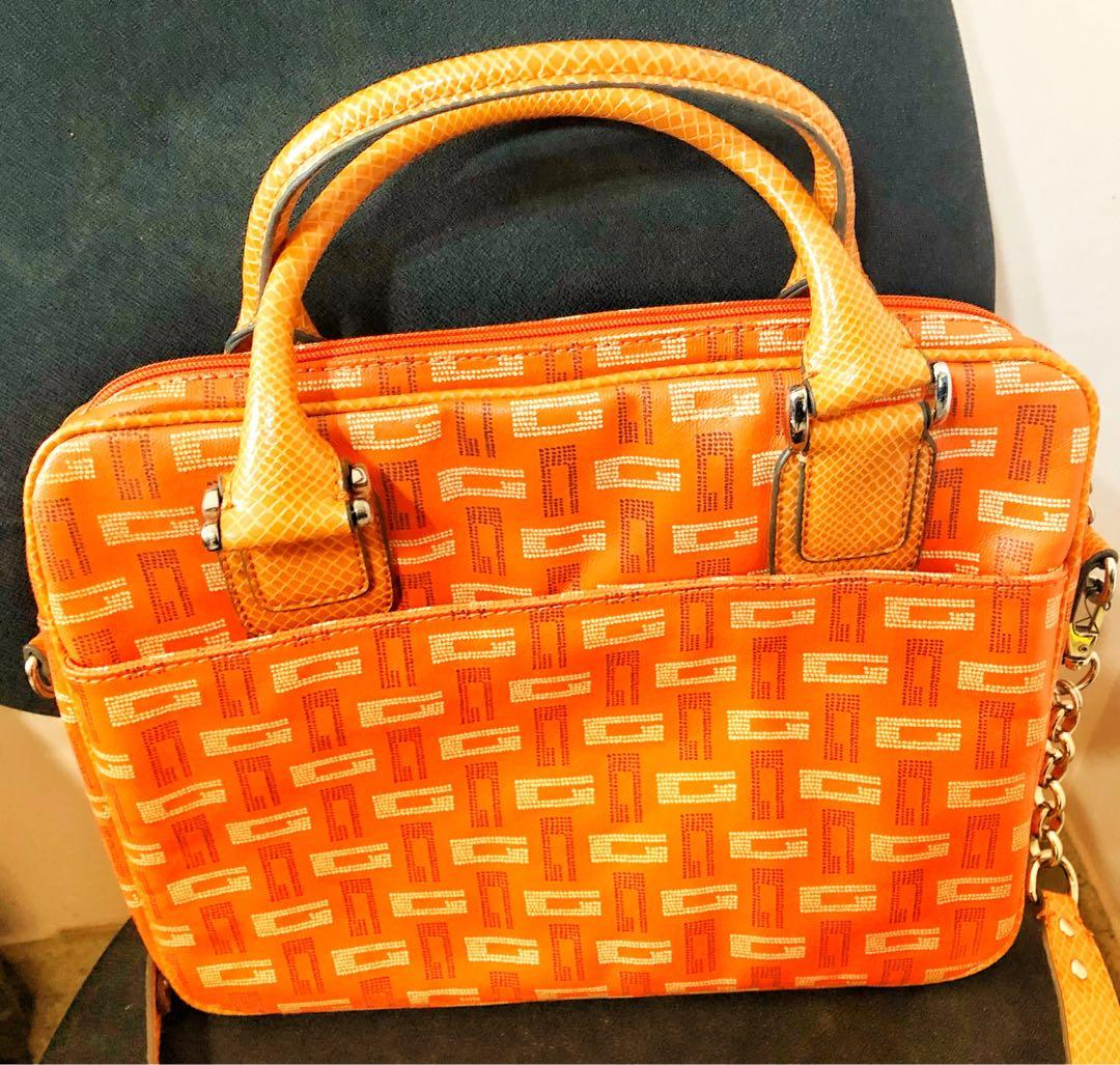 Guess laptop bag, Luxury, Bags & Wallets on Carousell