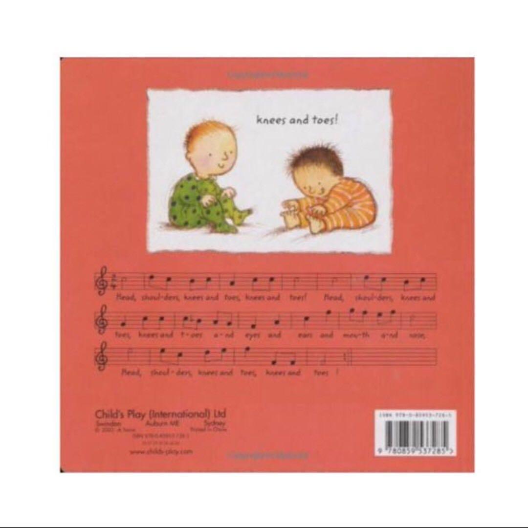 Head Shoulders Knees And Toes Board Book Books