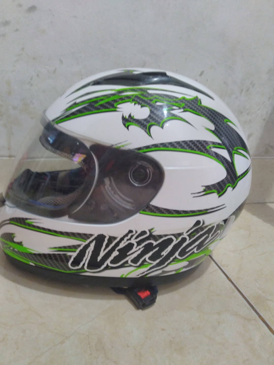 Helm fullface Kawasaki Ninja RR & Mono (Ori), Motor di Carousell