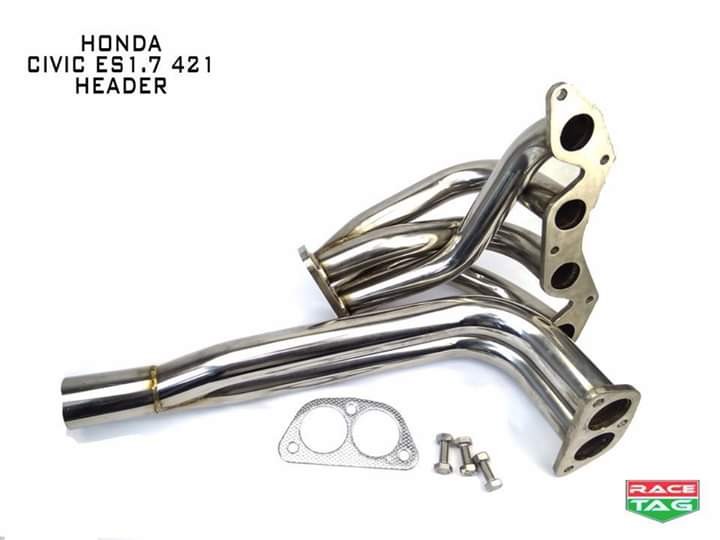 HONDA CIVIC ES 1.7 4-2-1 HEADER EXTRACTOR EXHAUST, Auto 