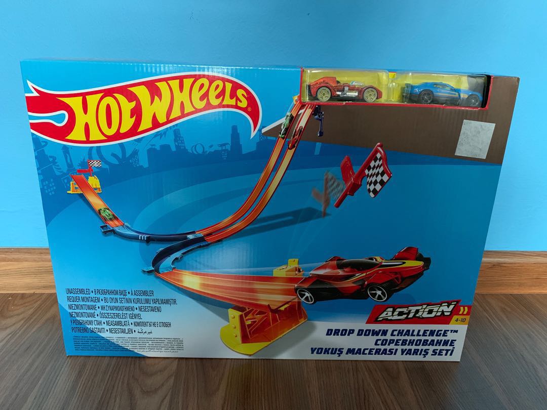 hot wheels drop down