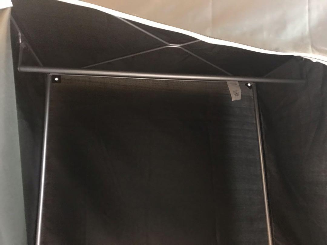 Ikea Briem Fabric Wardrobe Black Gently Used Furniture