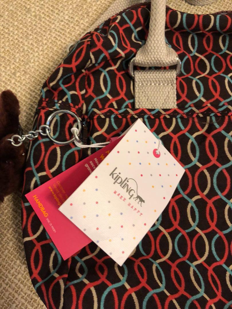 Kipling Bag (Category: Tote Bags) located in Kuala Lumpur. Submitted by ckdanden (Listing ID 172334656, Image 2). Description: Brand: Original Kipling Beonica Handbag in Blurred Lines Bahan: Nylon.