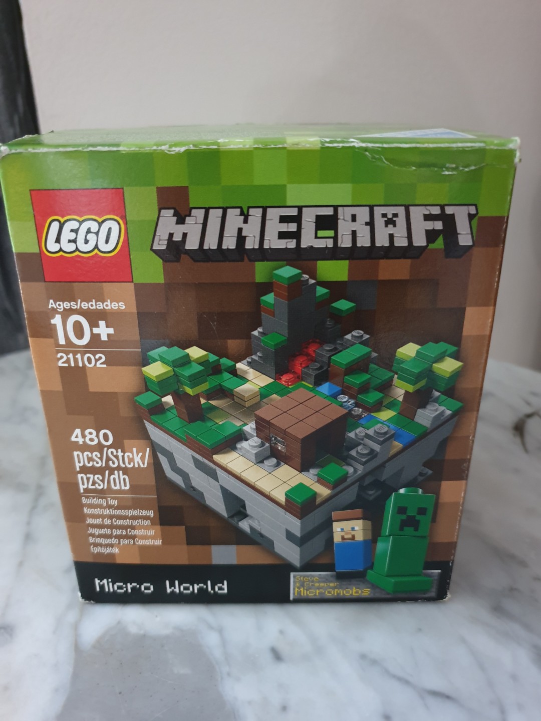 Lego Minecraft Micro World Discontinued By Mfr Hobbies Toys Toys Games On Carousell
