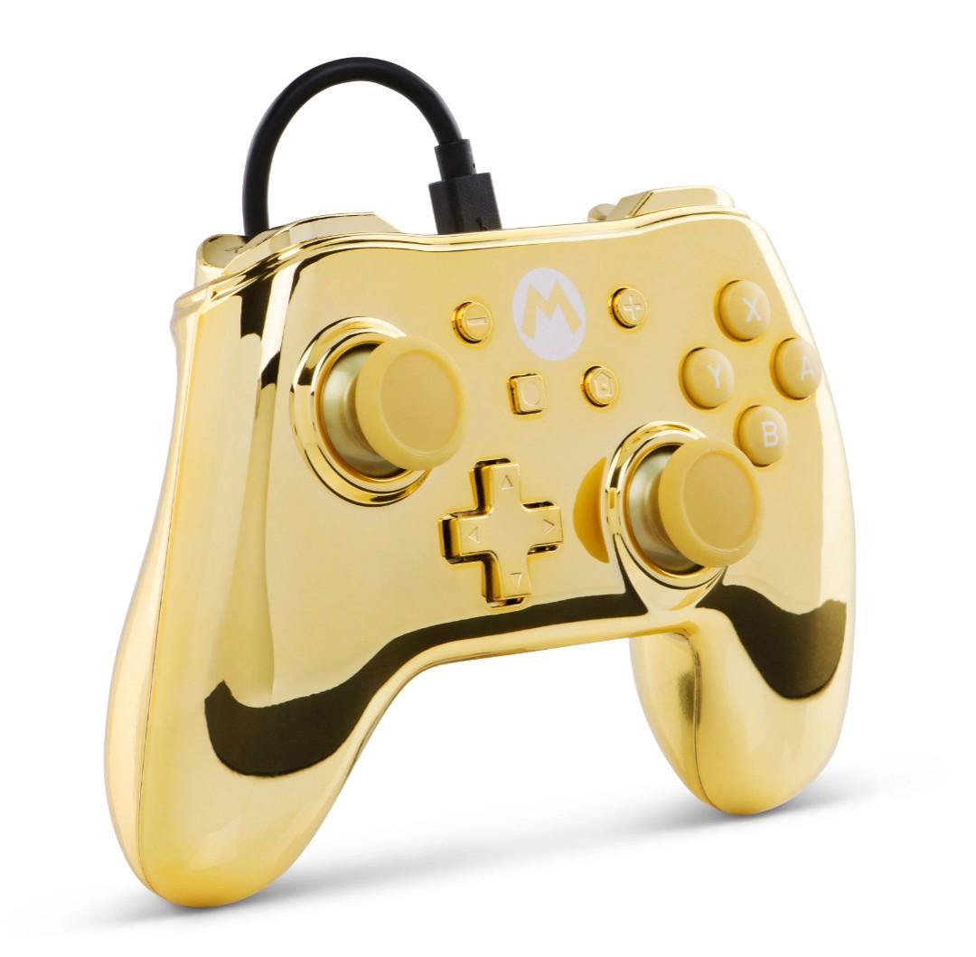 nintendo switch controller gold