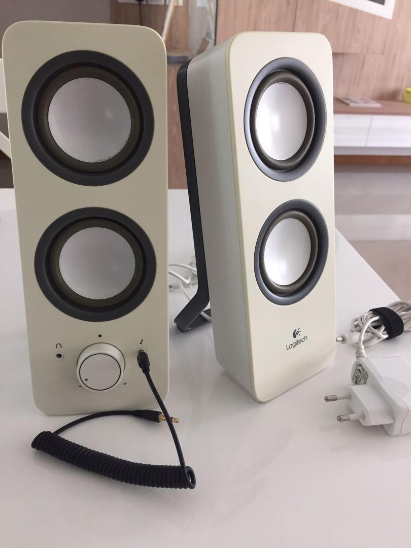 Logitech Speakers Z200 (white), TV & Home Appliances, TV