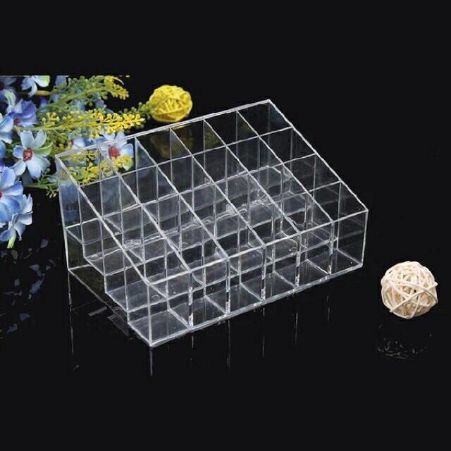 Make up Cosmetics 24-slot Acrylic Organizer (Category: Makeup) located in Quezon City. Submitted by sunnyseven7 (Listing ID 224930430, Image 1). Description: .