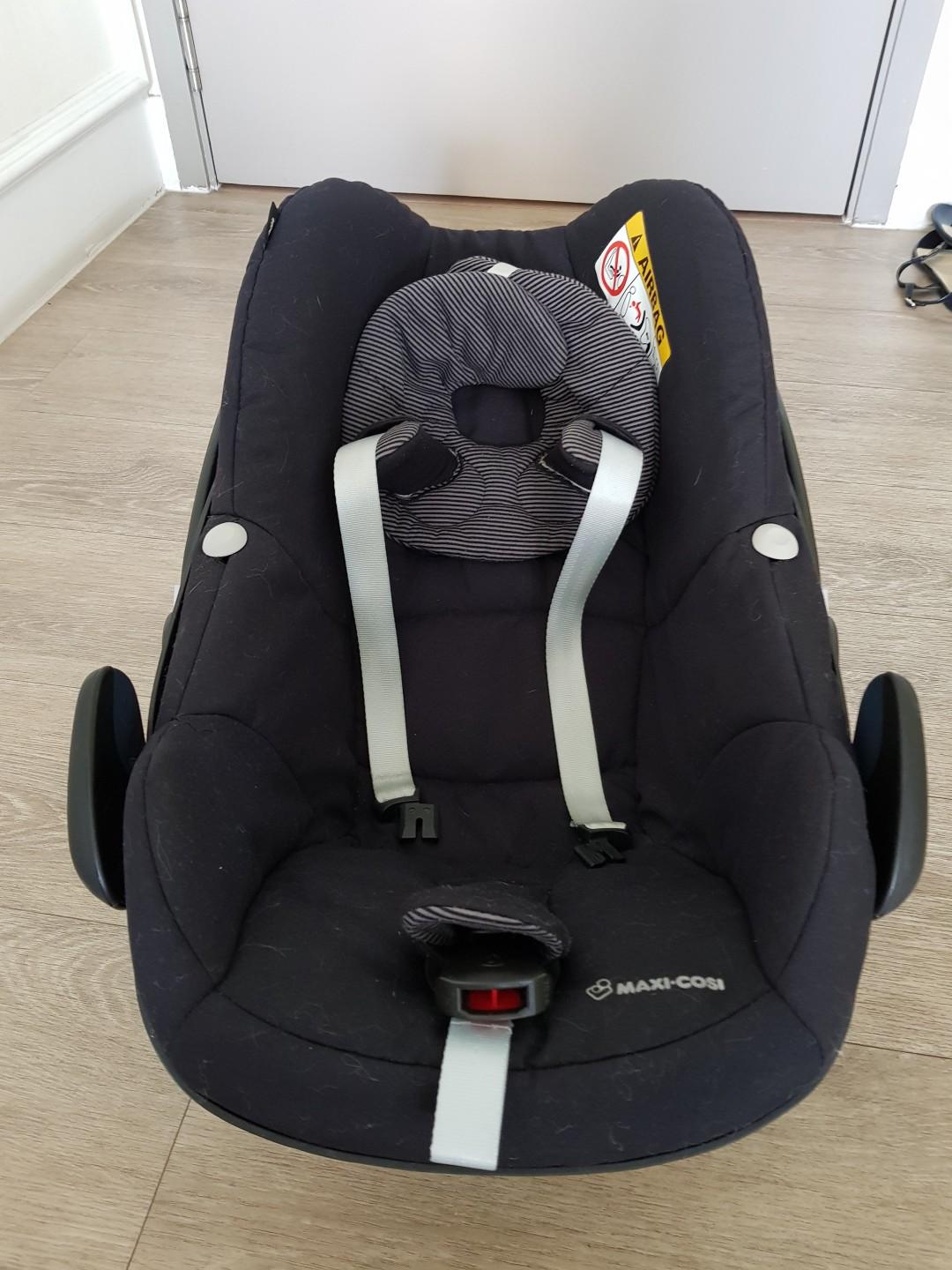 Maxi cosi pebble plus black lines clearance