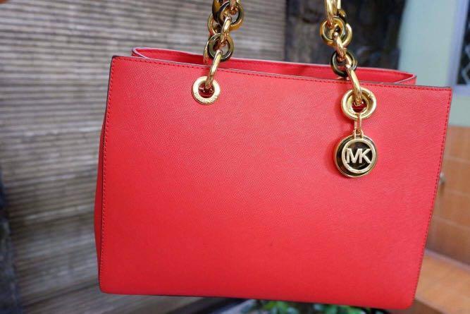Michael Kors Cynthia Large RED